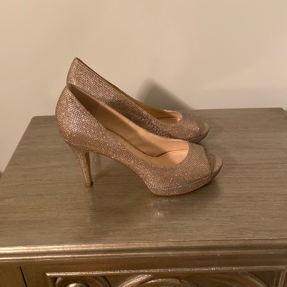 Enzo Angiolini sparkling  sequin beautiful shoes size 6,5